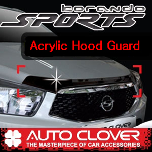 [ Korando Sport auto parts ] Acrylic Hood Guard  Made in Korea